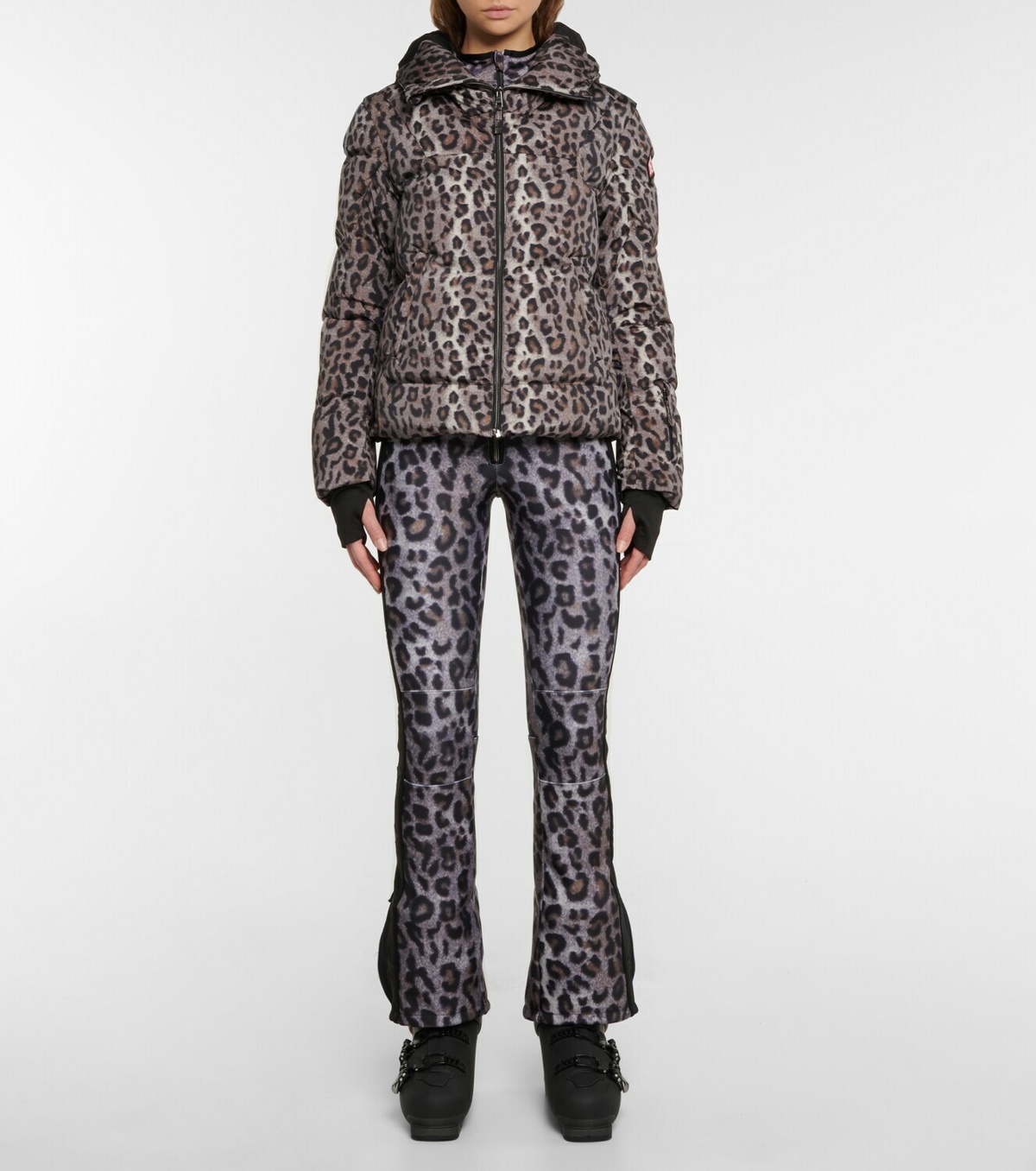 Jet Set Julia leopard-print ski jacket Jet Set