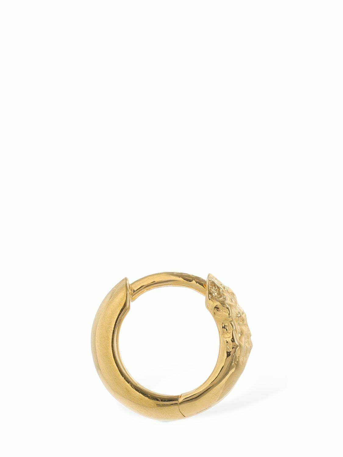 MARIA BLACK - Axton 7 Bi-texture Mono Huggie Earring