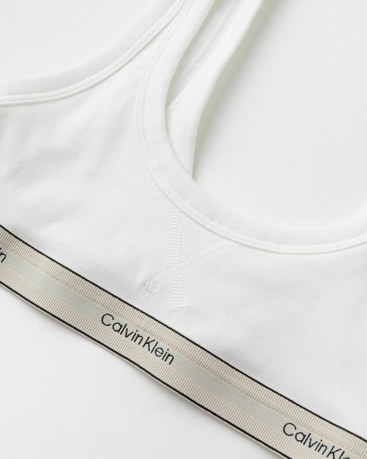 Calvin Klein Underwear UNLINED BRALETTE White Womens (Sports-) Bra