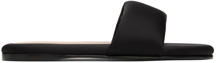 Photo: Carven Black Garnier Padded Slides