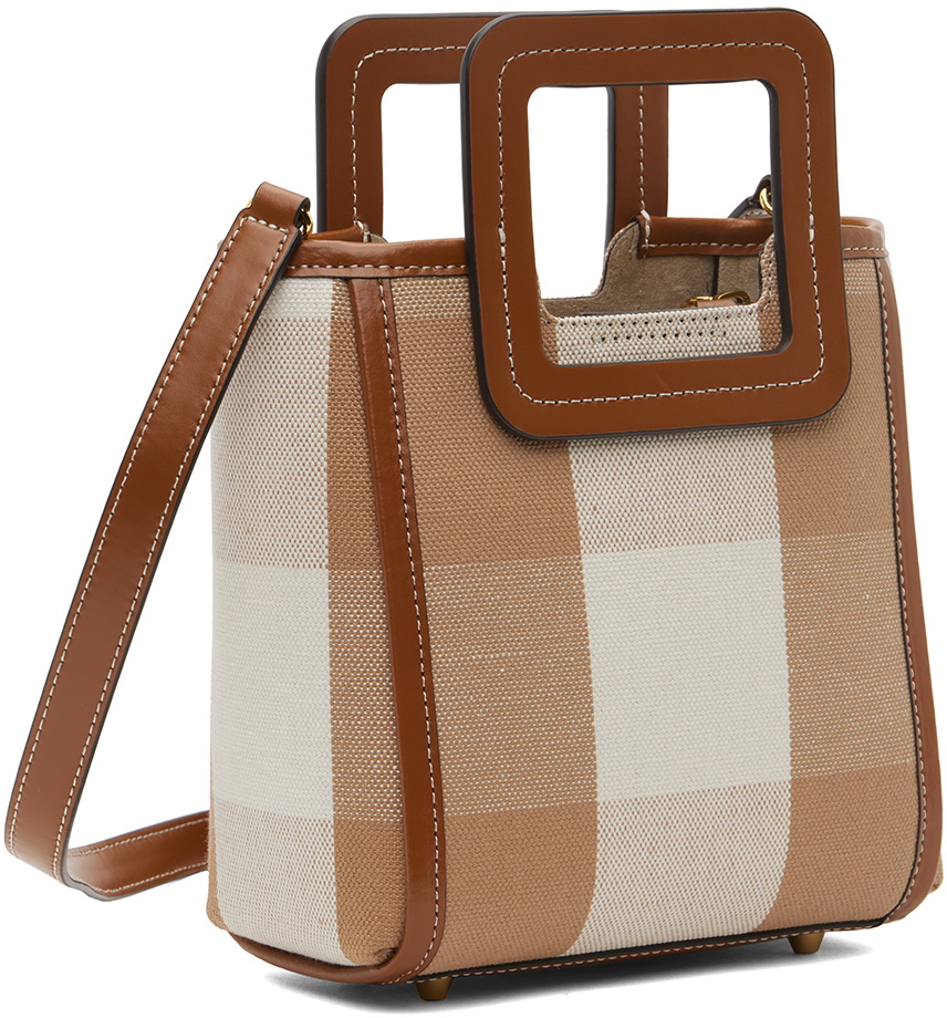 Staud Brown Mini Shirley Bag Staud