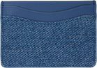GANNI Navy Bou Denim Card Holder