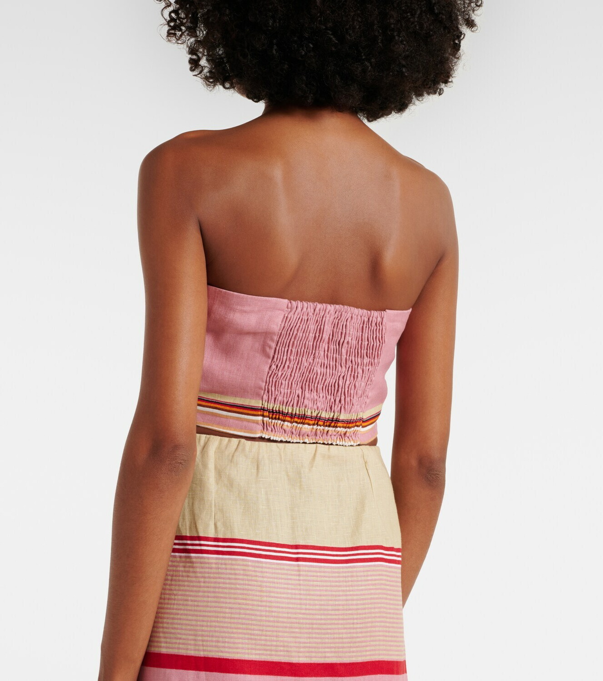 Faithfull Ebbe striped linen top