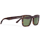 TOM FORD - Square-Frame Tortoiseshell Acetate Polarised Sunglasses - Brown
