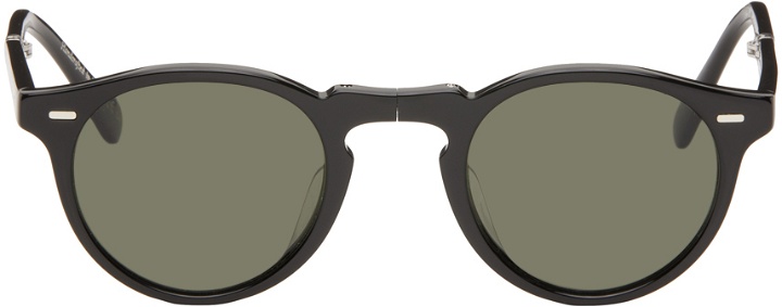 Photo: Oliver Peoples Black Gregory Peck 1962 Collapsible Sunglasses