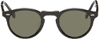 Oliver Peoples Black Gregory Peck 1962 Collapsible Sunglasses
