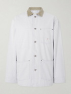 Aimé Leon Dore - Corduroy-Trimmed Denim Jacket - White