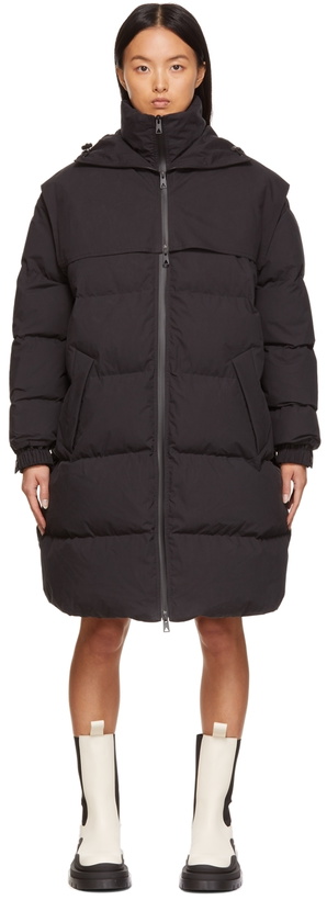 Photo: Bottega Veneta Down Frosted Poplin Long Puffer