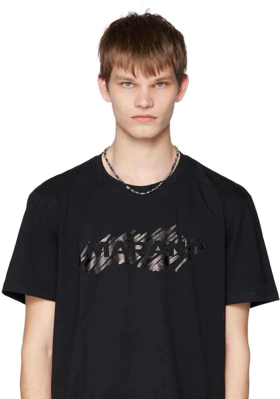 Isabel Marant Black Snowstone Necklace