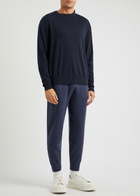 Extreme Cashmere N°233 Class Cashmere-blend Jumper - Navy - One Size