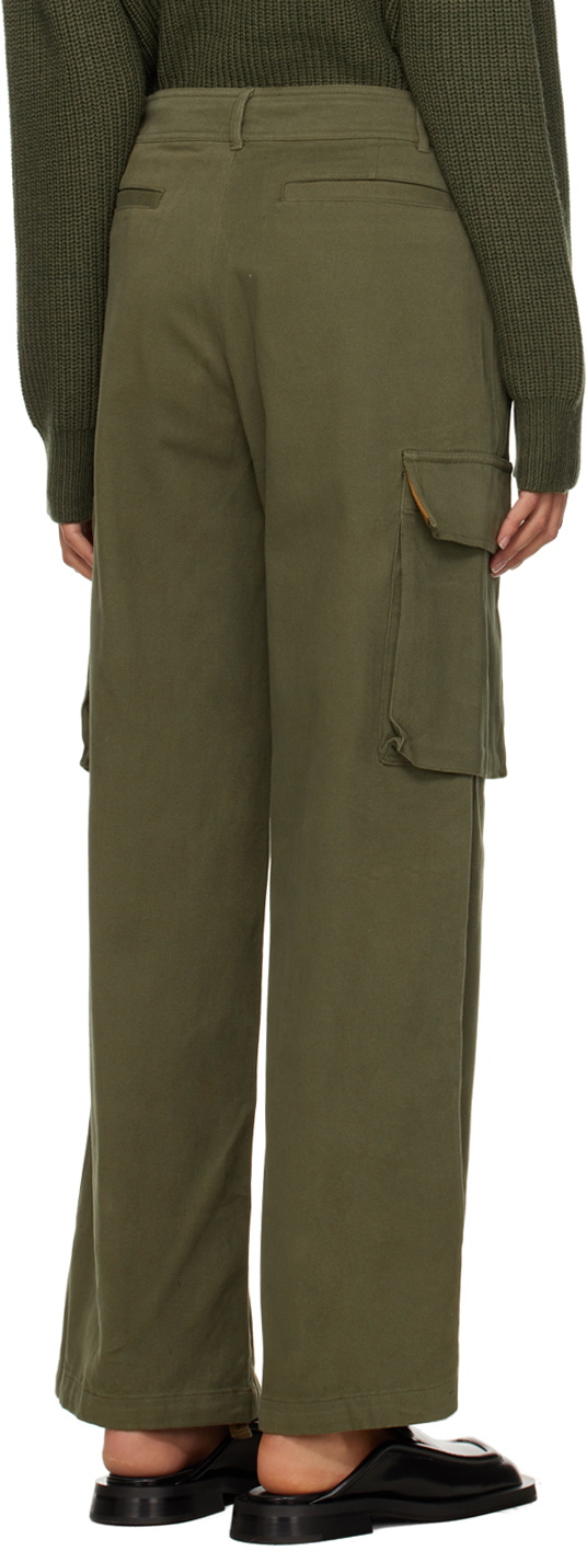 6397 Green Drawstring Cargo Pants 6397
