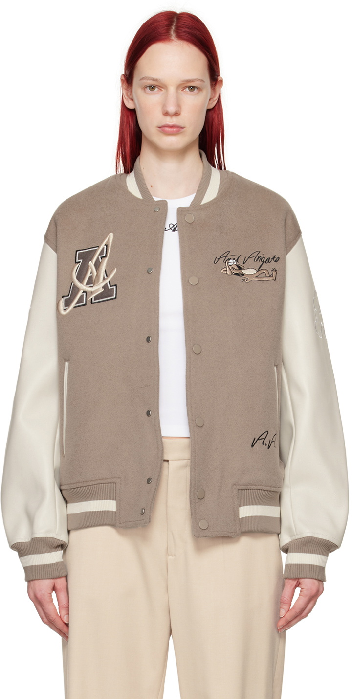 Axel Arigato Brown Wes Bomber Jacket
