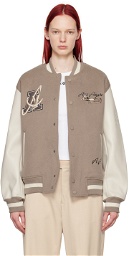 Axel Arigato Brown Wes Bomber Jacket