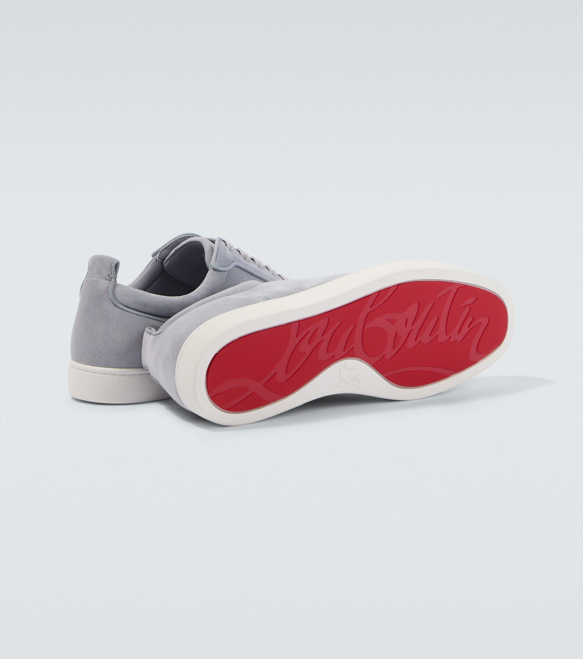 Christian Louboutin Louis Junior Spikes suede sneakers