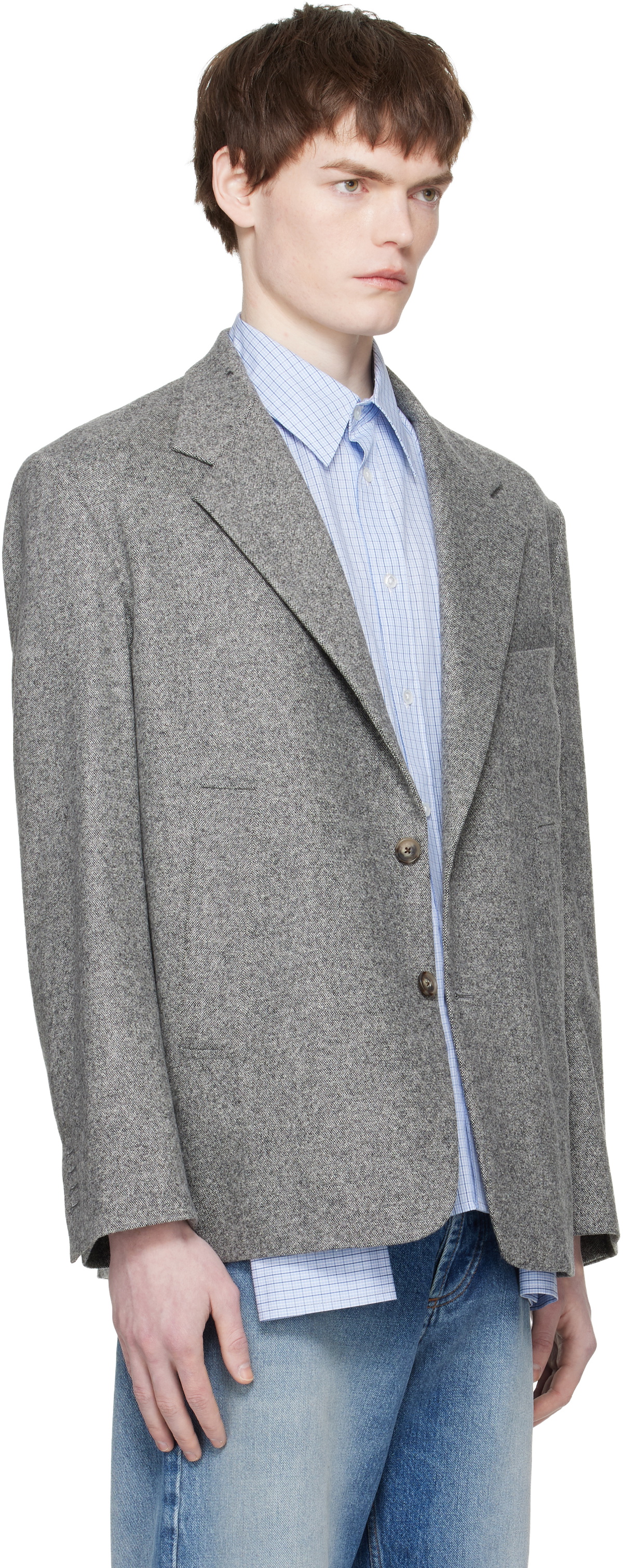 Commission Gray Varsity Blazer