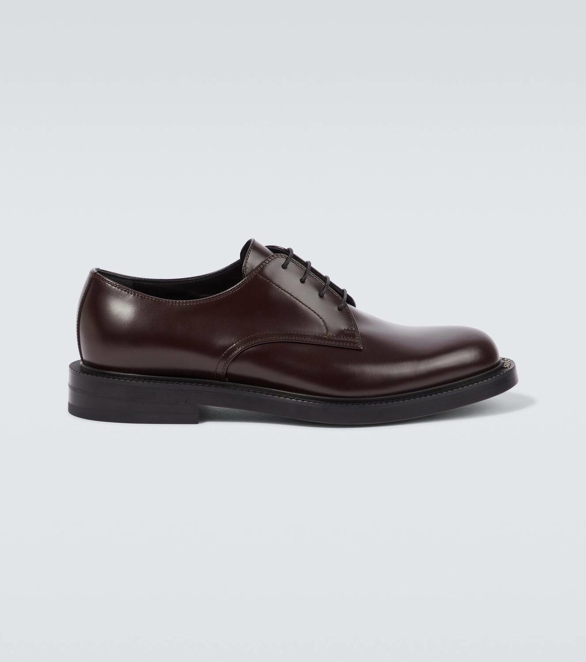 Gucci Leather Oxford, Brown Gucci Mens US 11 Leather Platform Lace-up Oxford Shoes main image 4