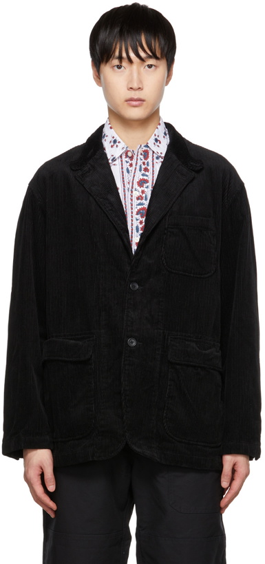 Photo: Engineered Garments Black Buttoned Blazer