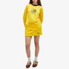 Champion Women's x Guizio Mini Skirt in Yellow Cab
