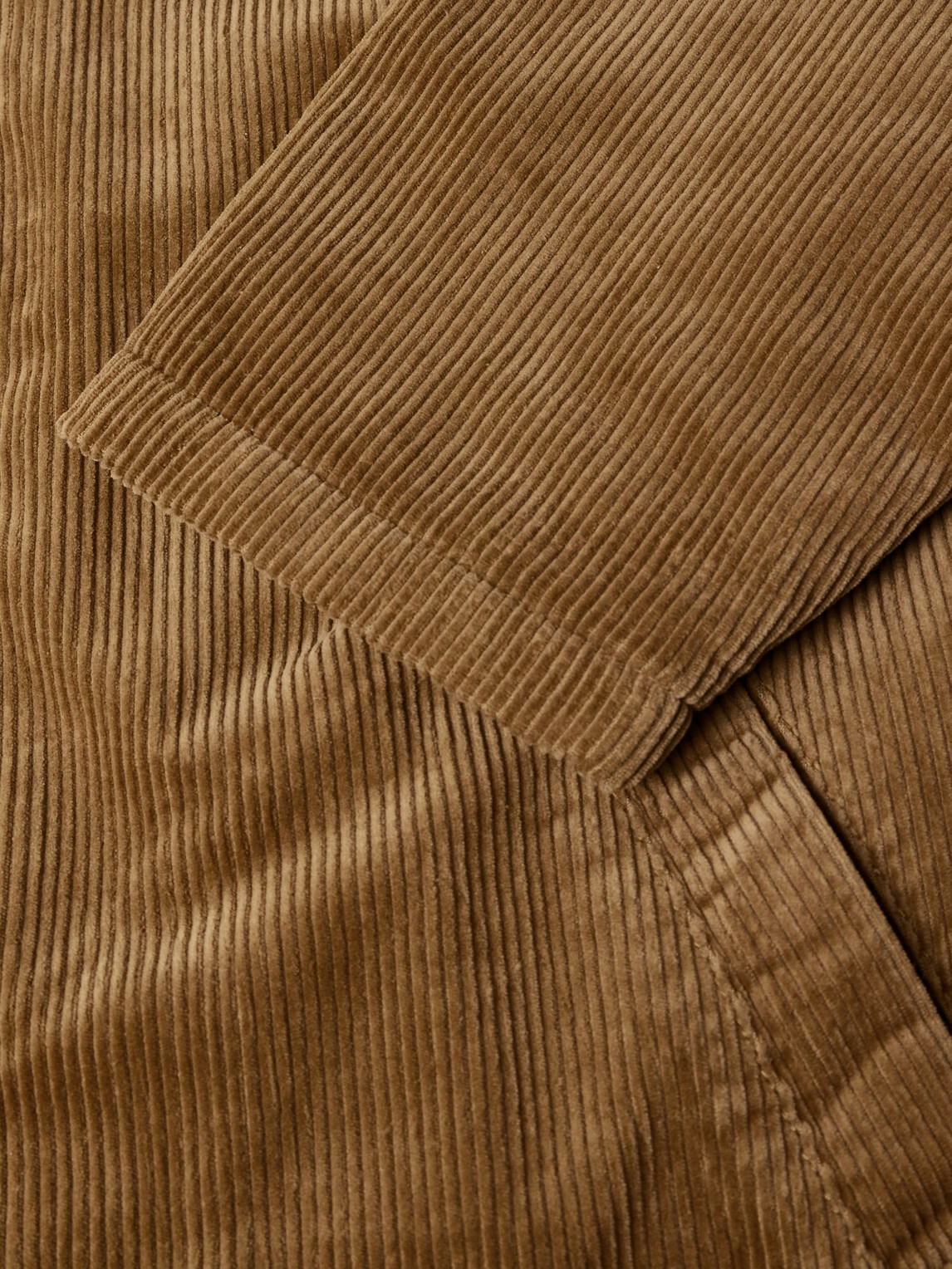 MANAAKI - Wiri Leather-Trimmed Cotton-Corduroy Jacket - Brown