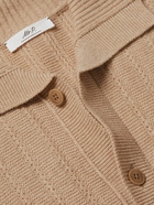 Mr P. - Wolly Open-Knit Wool Cardigan - Neutrals