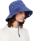 JACQUEMUS Blue 'The de-Nîmes denim' Bucket Hat