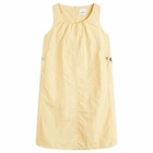 Gramicci Women's Nylon Midi Dress in Lemon