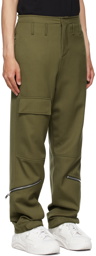 424 Khaki Virgin Wool Cargo Pants