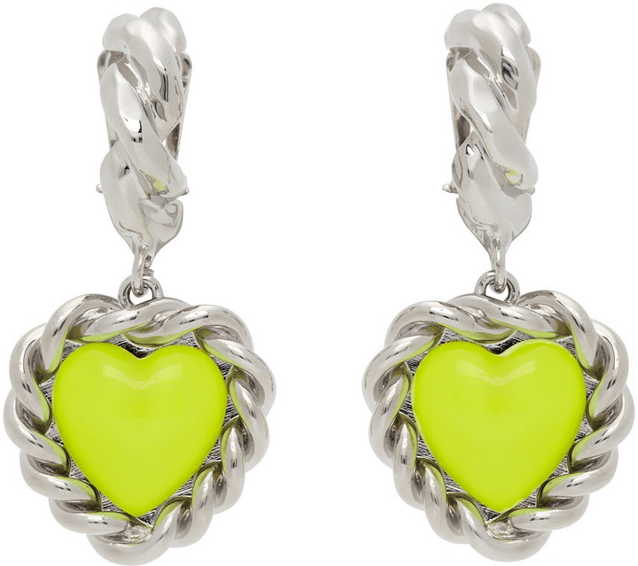 Photo: Safsafu Yellow Limelight Neon Clip-On Earrings