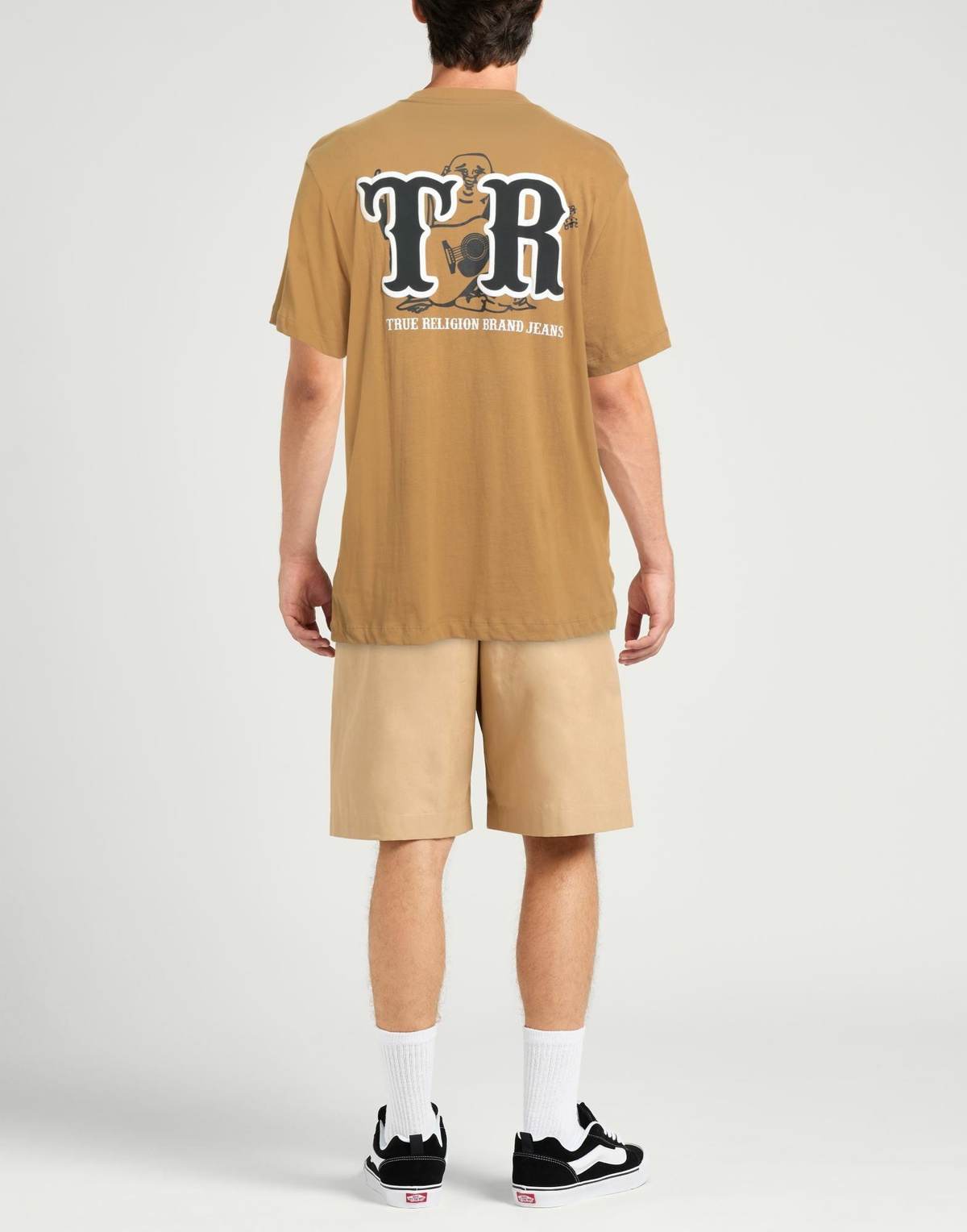 True Religion Mens T-shirt Camel