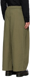 Naked & Famous Denim SSENSE Exclusive Green Trousers
