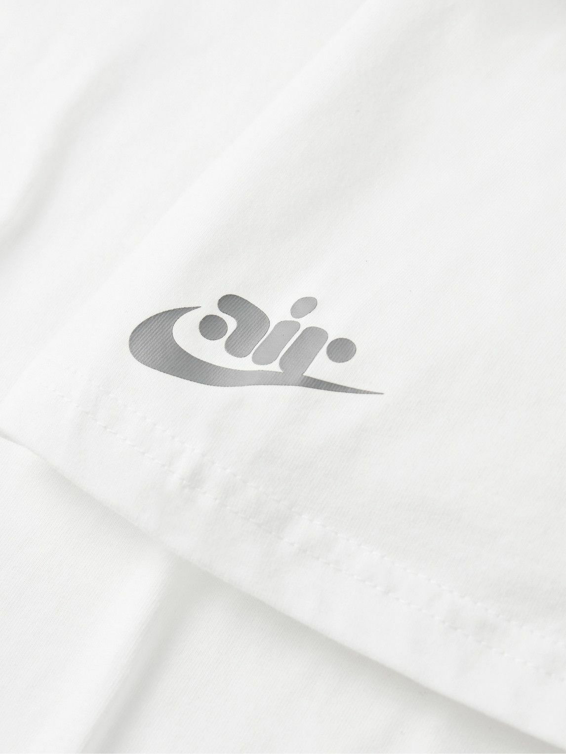 Nike - Sportswear Logo-Appliquéd Cotton-Jersey T-Shirt - White Nike