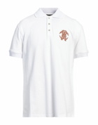 Roberto Cavalli Mens Polo shirt in White