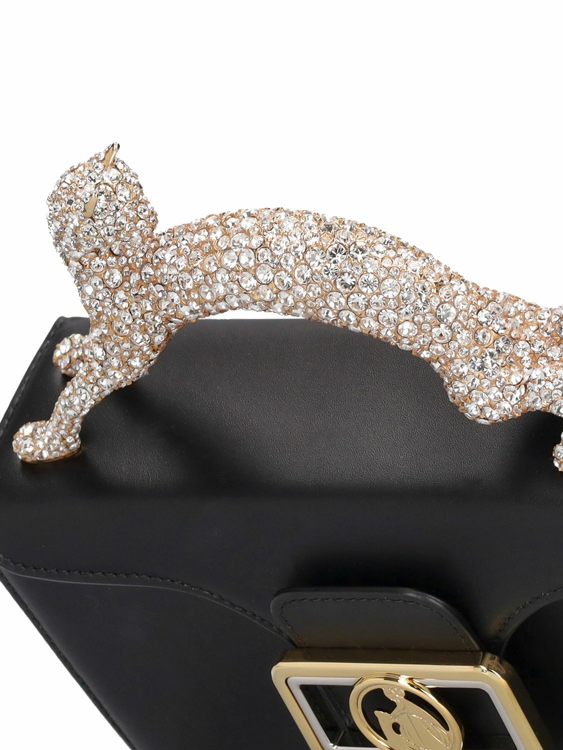 LANVIN - Nano Strass Pencil Cat Top Handle Bag