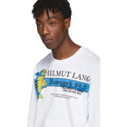 Helmut Lang White Standard Radio Long Sleeve T-Shirt