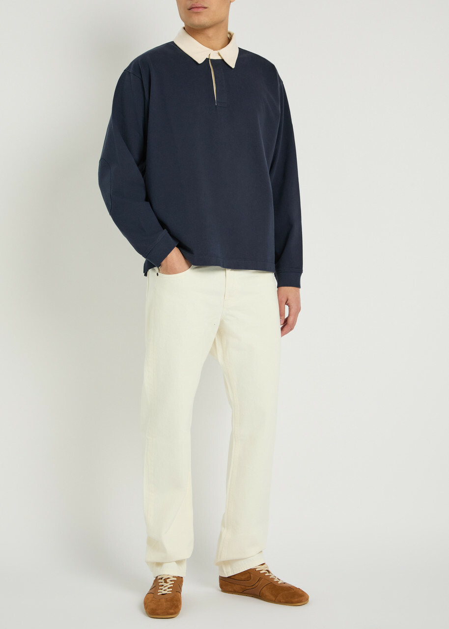 Frame Cotton Rugby top Navy