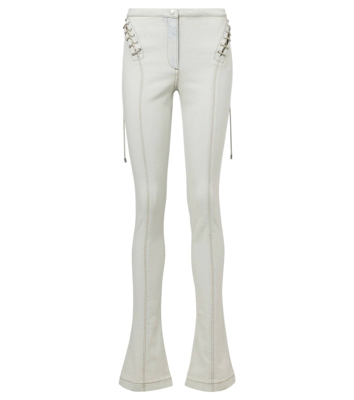 Photo: Blumarine Mid-rise slim jeans