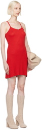 Caro Editions Red Caro Slip Dress