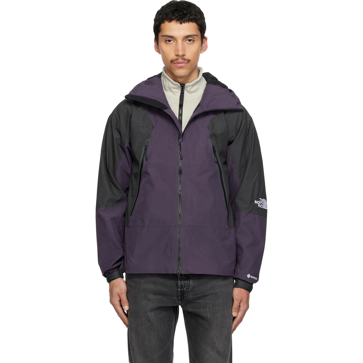The North Face Purple & Black HKe Spectra GORE-TEX Mountain Light Jacket