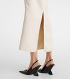 Maticevski Wingtip draped midi dress