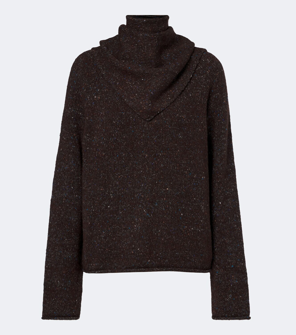 Velvet Kana scarf-detail wool-blend sweater