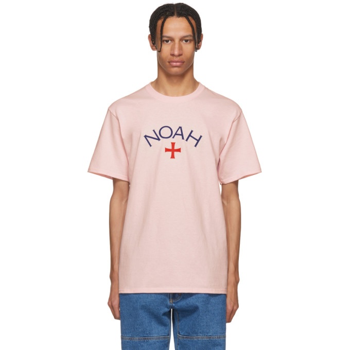 Resonate teknisk Modstander Noah NYC Pink Core Logo T-Shirt Noah NYC
