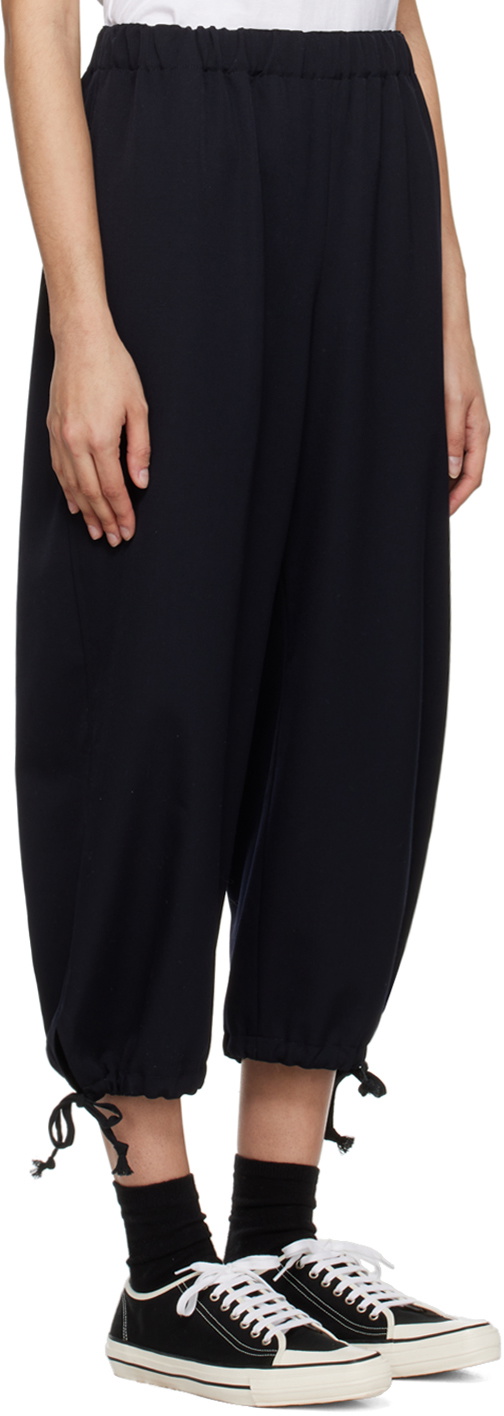 Comme des Garçons Girl Navy Drawstring Trousers