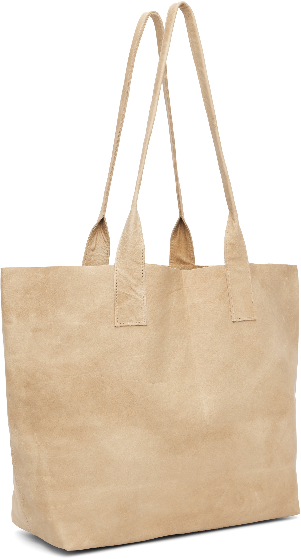 colbo Beige Leather Tote