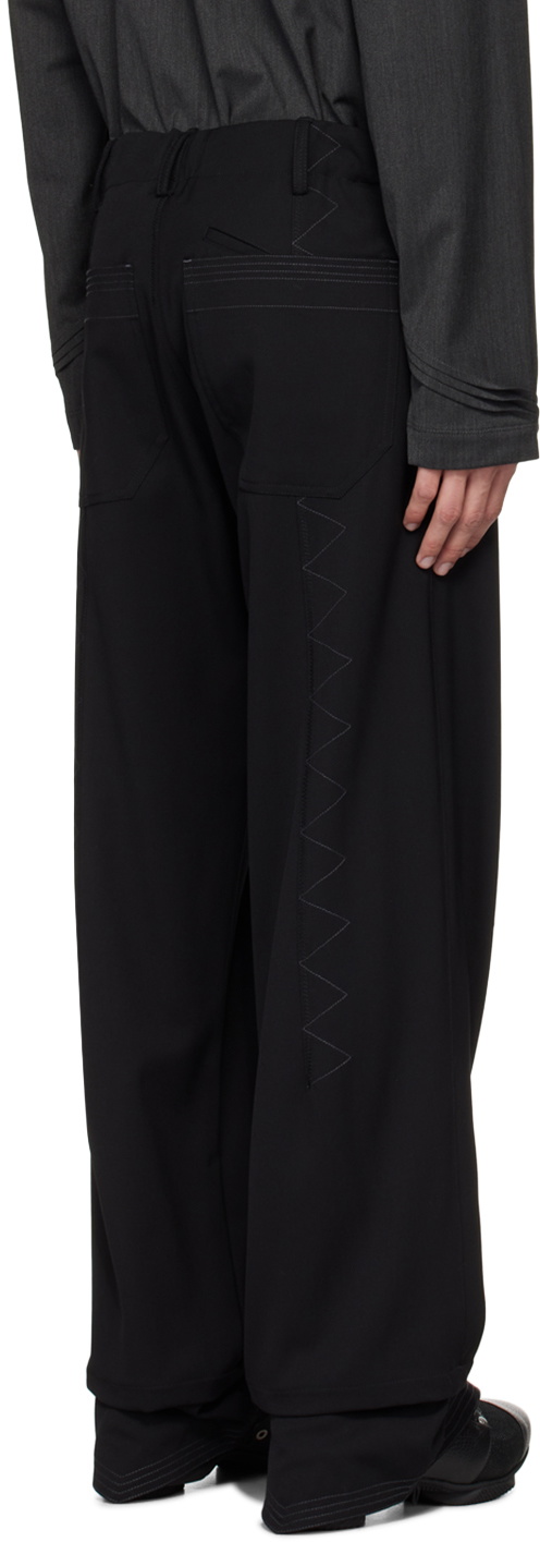 Kiko Kostadinov Black Jacklight Trousers Kiko Kostadinov