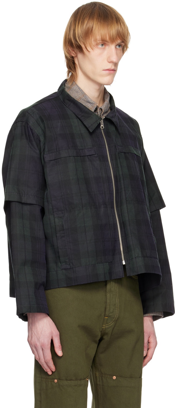 CARSON WACH Black Check Jacket