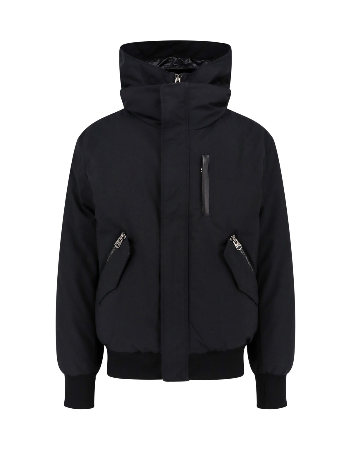 Mackage Padded Nylon Jacket With Leather Details
