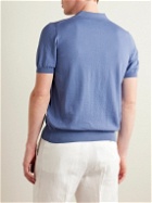 Canali - Cotton Polo Shirt - Blue