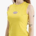Acne Studios Women's Sleeveless T-Shirt in Bright Yellow