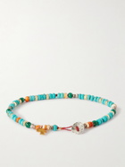 Peyote Bird - Port of Call Multi-Stone, Gold-Filled and Silver Bracelet