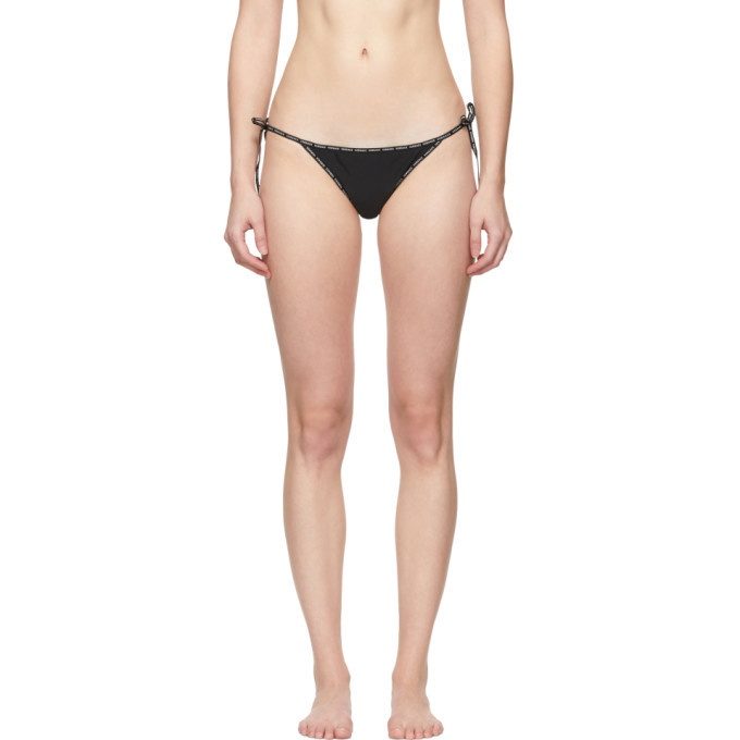 Photo: Versace Underwear Black Logo Bikini Bottoms